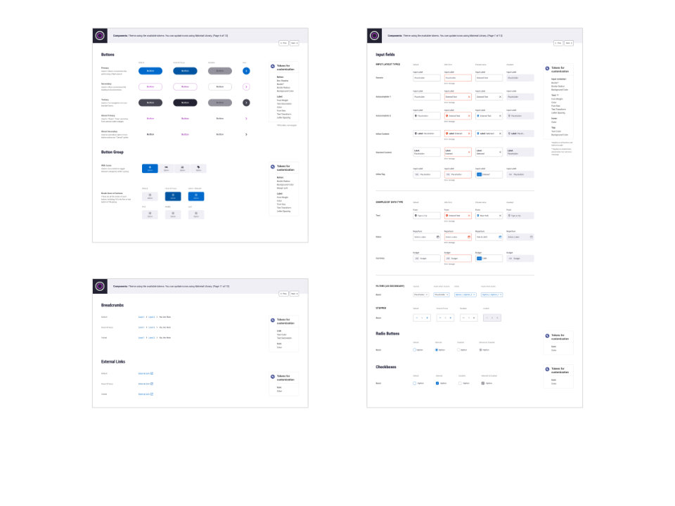 AnyBiz Components Pages Sample